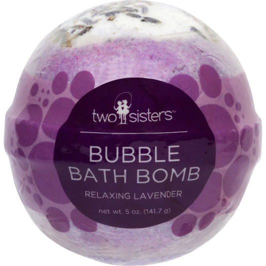 Relaxing Lavender bubbling bath bomb