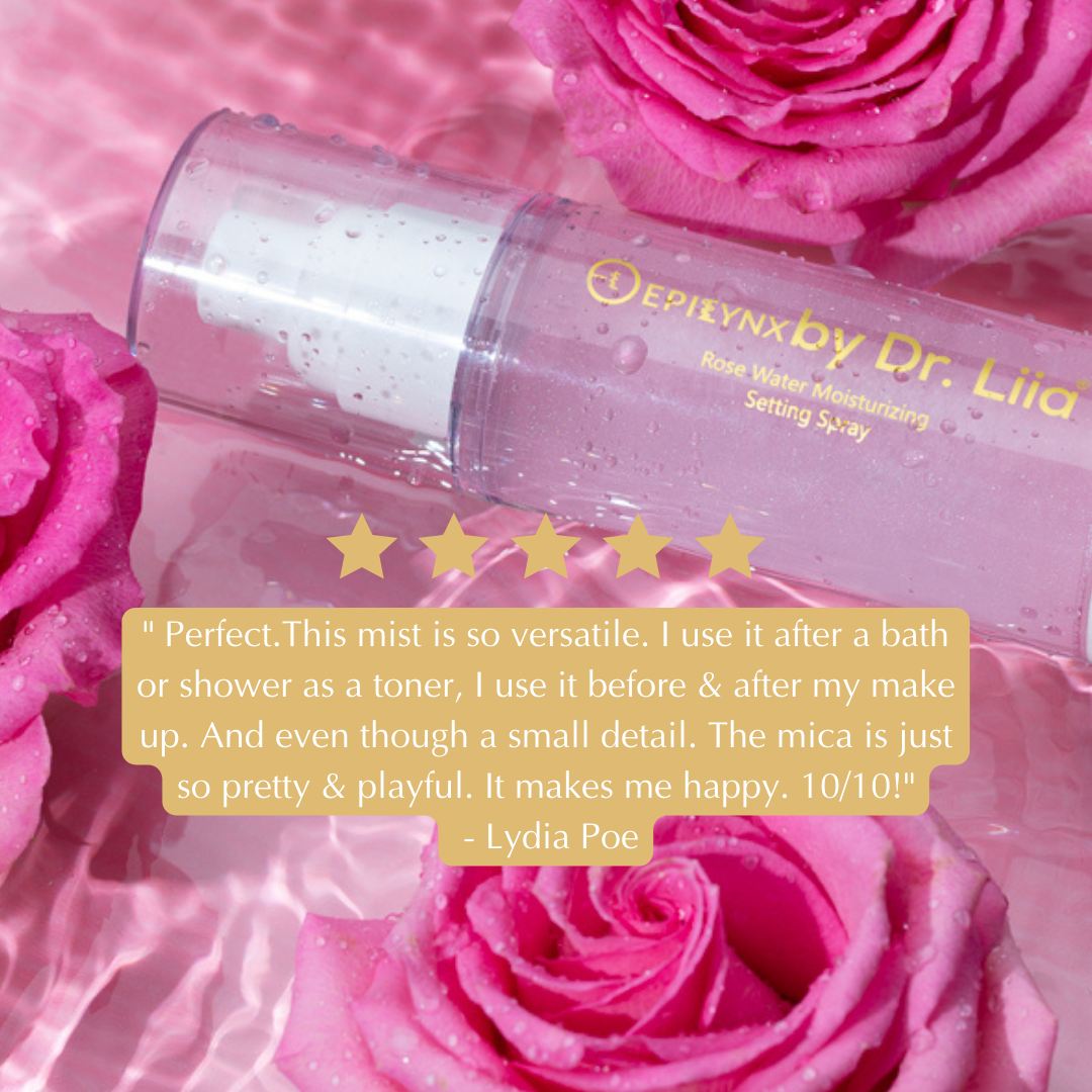 Rosewater Facial Toner - Hydrates, Tones and Refines Pores