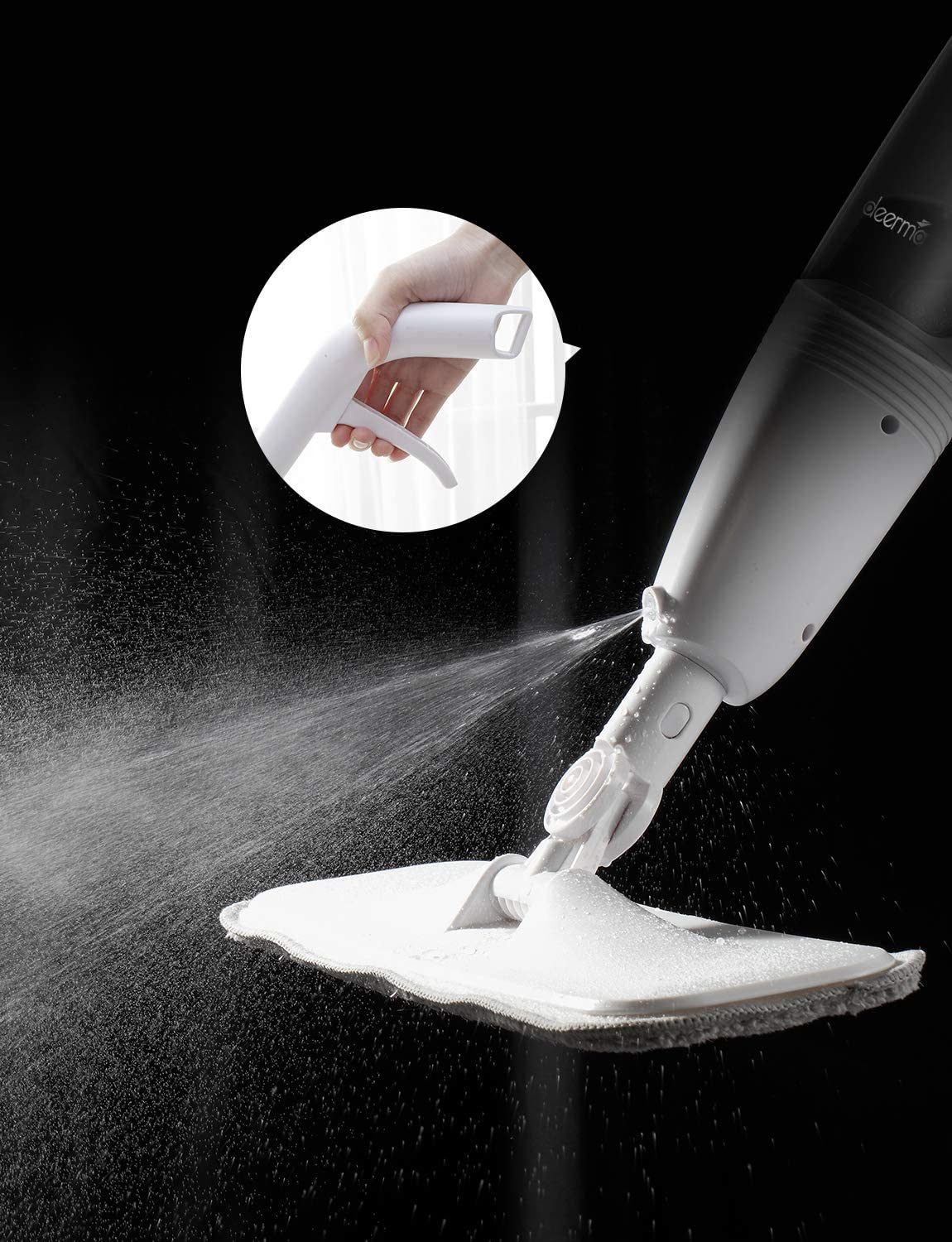 360° Rotation Water Tank Spray Mop for Home Kitchen