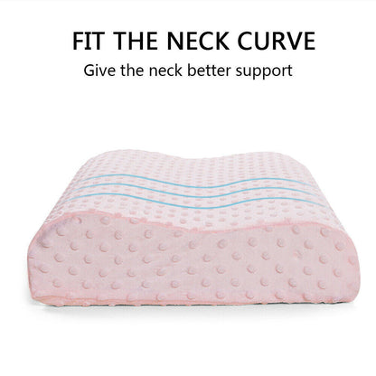 Contour Memory Foam Pillow Orthopaedic Head Neck Back Support Pillow