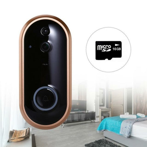 1080P Smart WIFI Doorbell Intercom Video Ring Door Bell With Camera IR