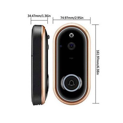 1080P Smart WIFI Doorbell Intercom Video Ring Door Bell With Camera IR