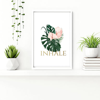 Relaxation wall art | set of 2 wall art prints for bathroom