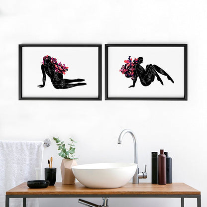 Wall art for the bathroom | set of 2